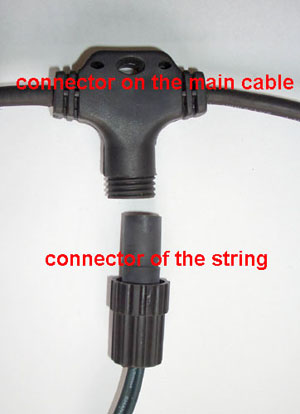 T-connector LED net